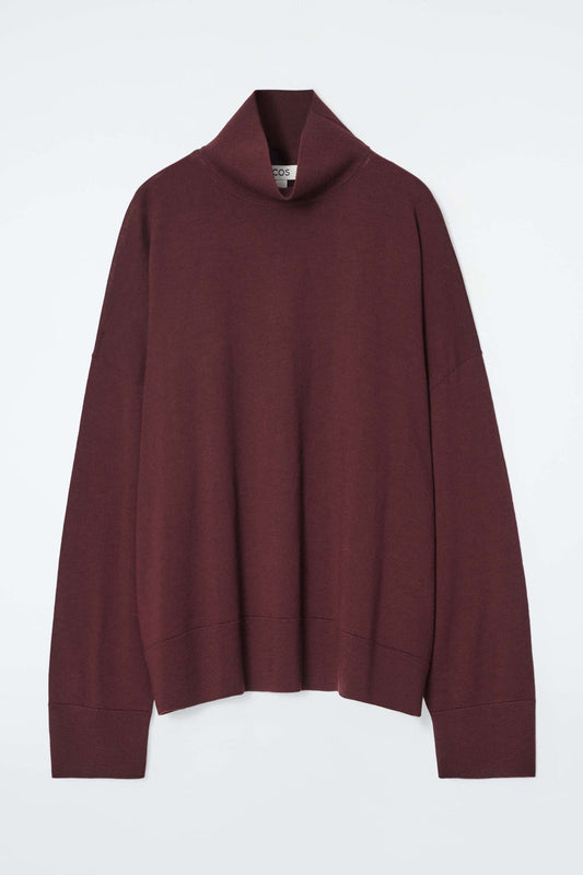 Merino Wool Turtleneck Jumper