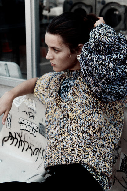Chunky Multi-Yarn Wool Jumper