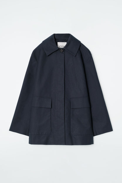 Collared cotton car jacket