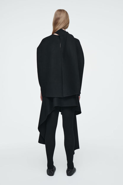The double-faced scarf blouse