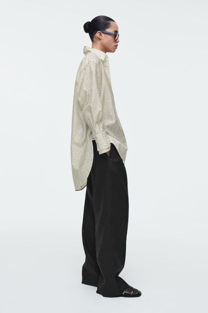 Printed fluid shirt