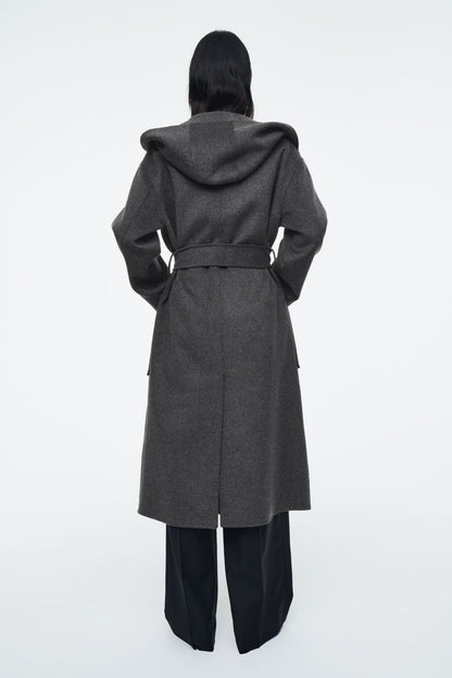 Fringed Double-Faced Wool Coat