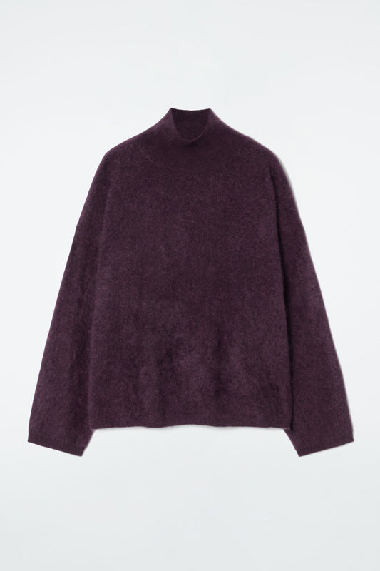 Brushed-Cashmere Turtleneck Jumper