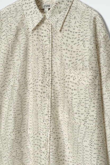 Printed fluid shirt