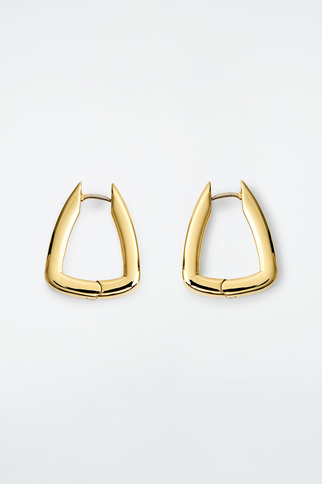 Squared Hoop Earrings