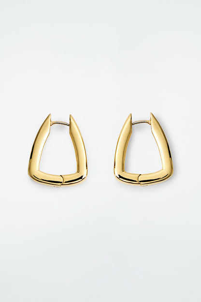 Squared Hoop Earrings