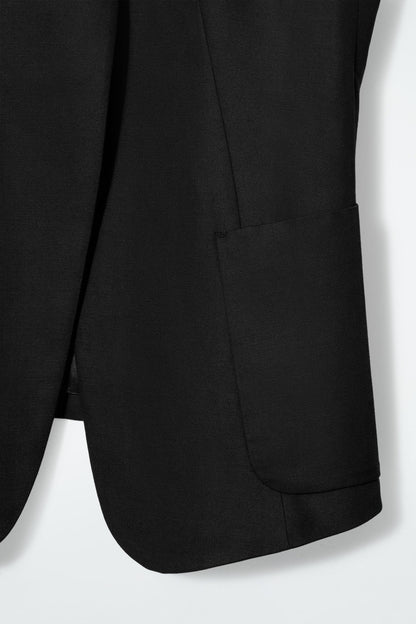 Wrap-front linen-blend waistcoat
