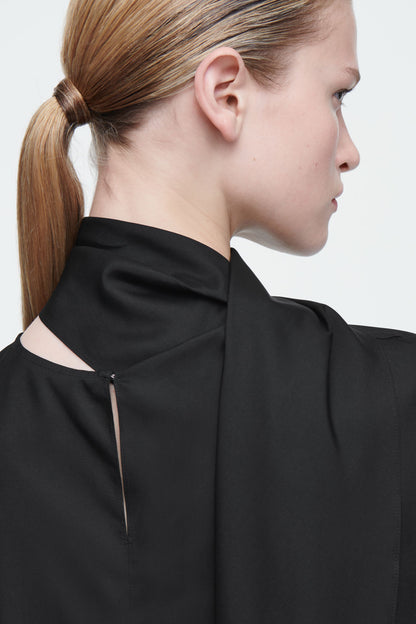 The silk scarf blouse