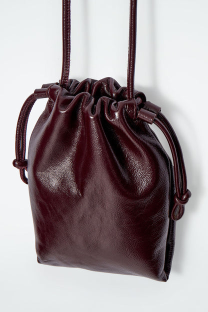 Cavatelli Leather Phone Pouch Bag