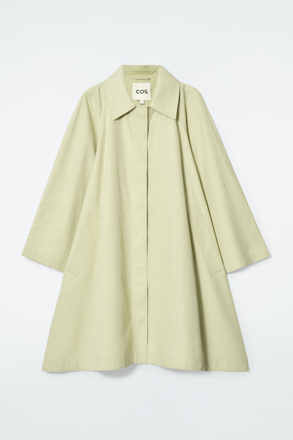 Oversized voluminous car coat