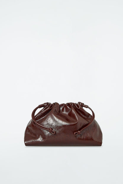 Mini Leather Cavatelli Clutch