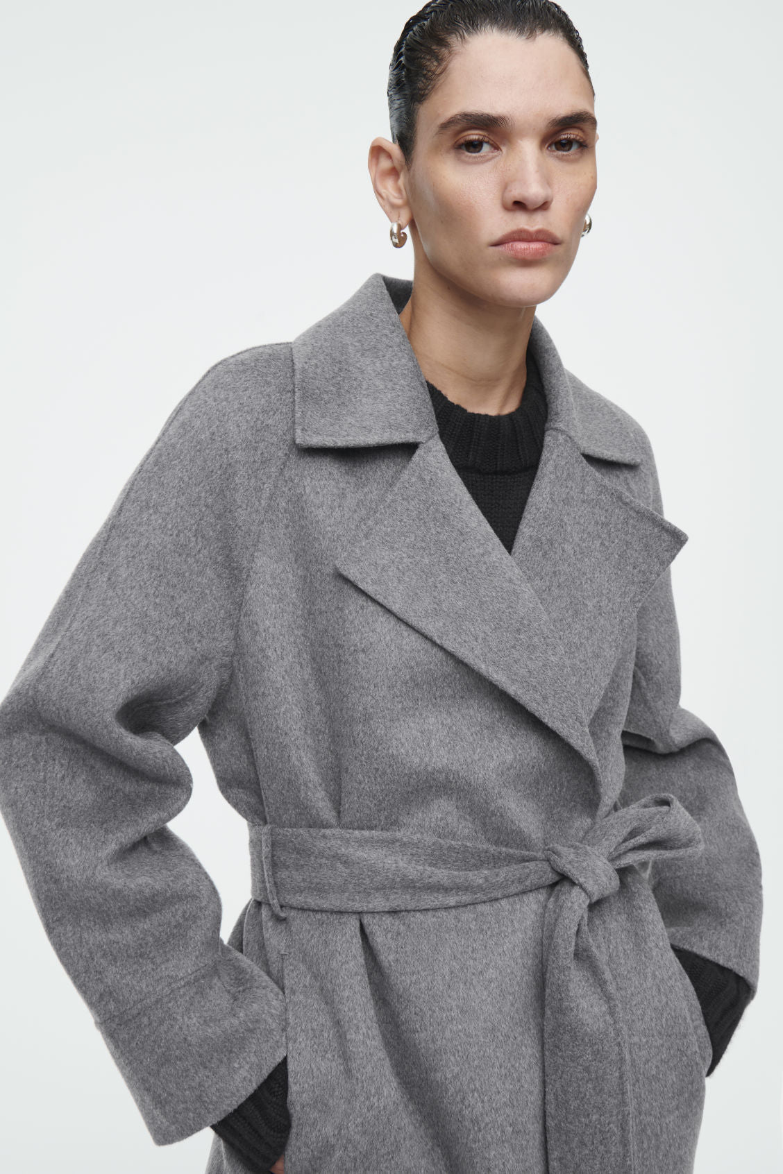 Belte Double-Faced Wool Coat