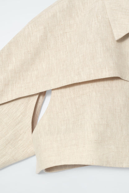 Croppen Linen Jacket