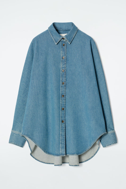 Relaxed denim shirt