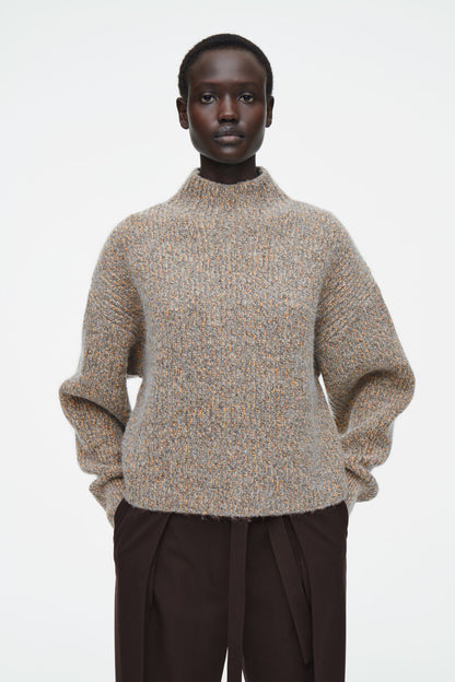 Flecked Turtleneck Jumper