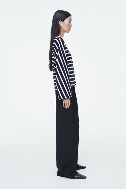 Boxy long-sleeved t-shirt