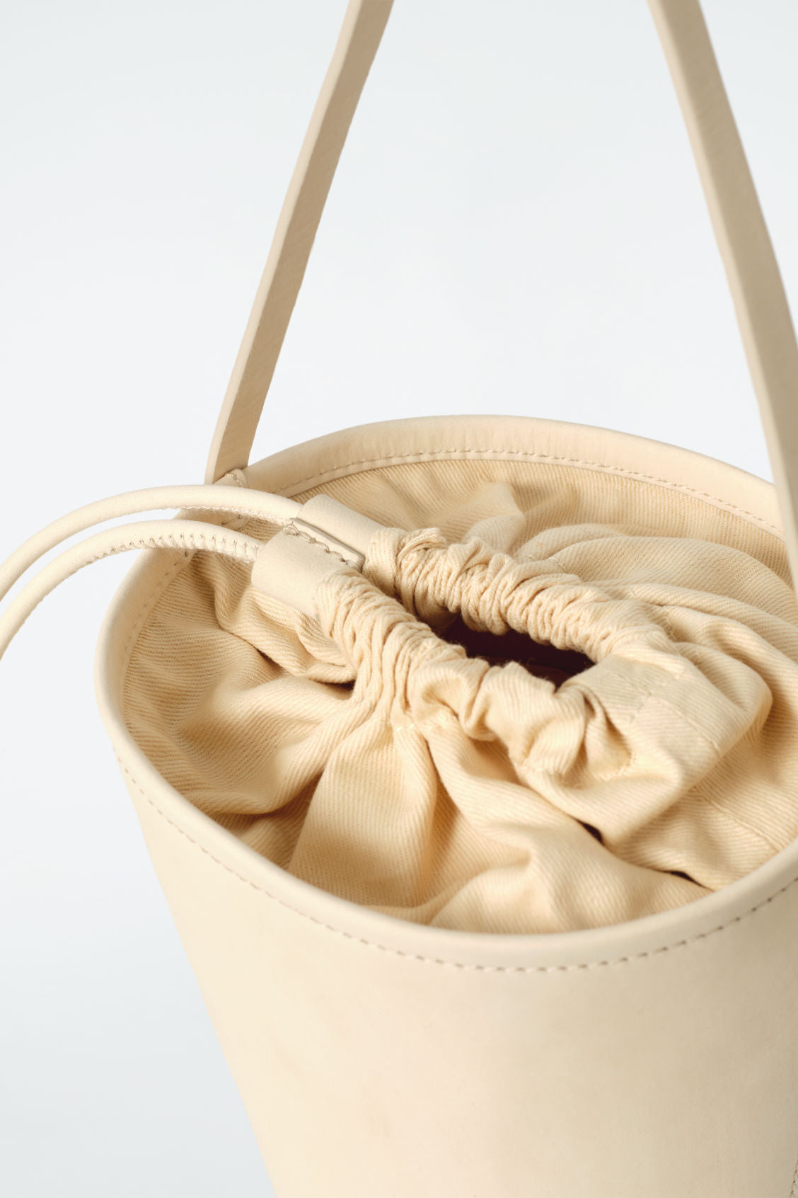 Mini nubuck bucket bag