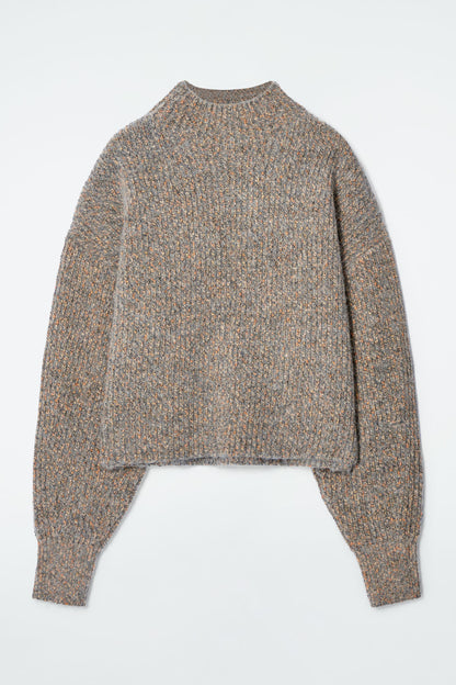 Flecked Turtleneck Jumper