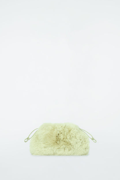 Cavatelli faux fur mini clutch