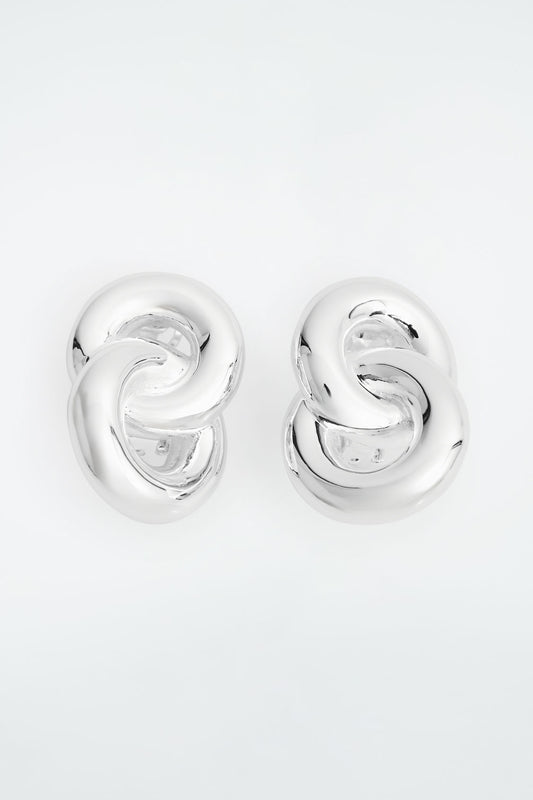 Double-Hoop Clip-On Earrings