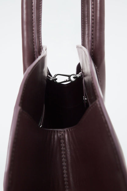 Studio Leather Bowling Bag