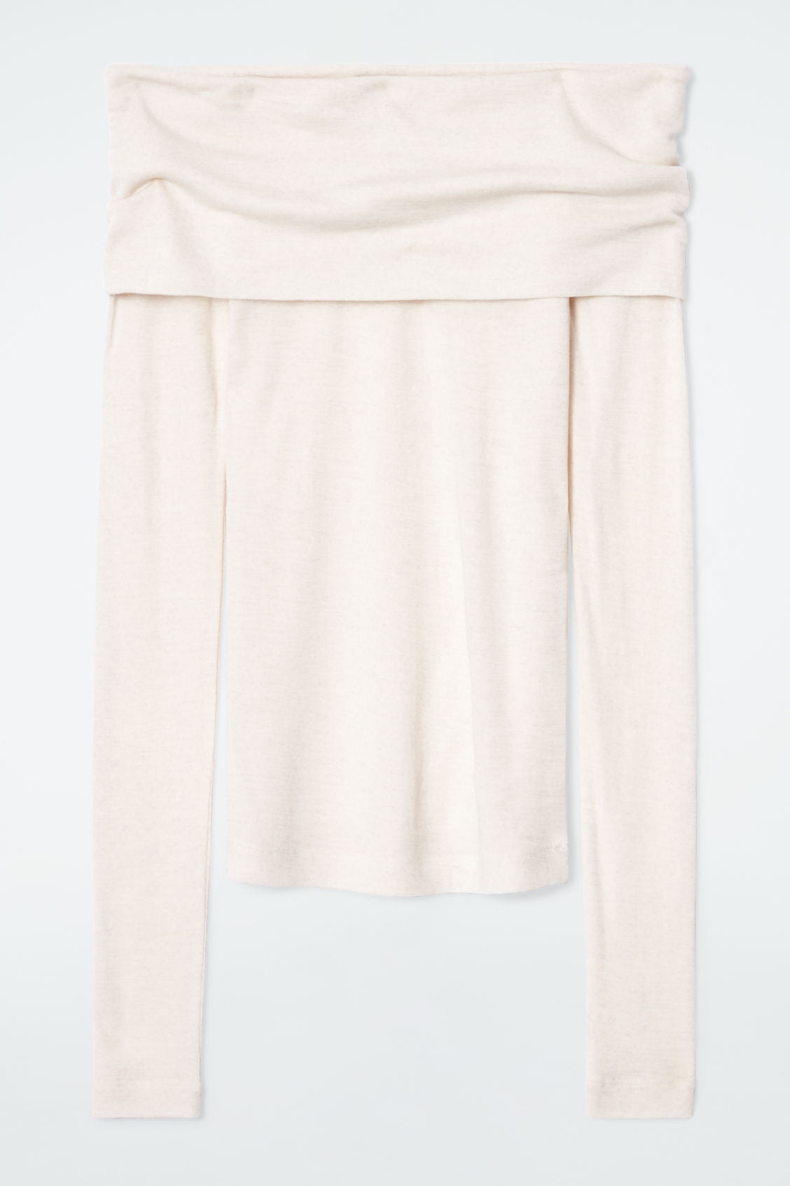 Off-The-Shoulder Merino Wool Top