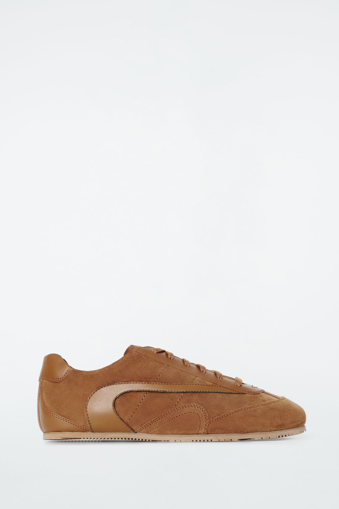 Minimal suede trainers