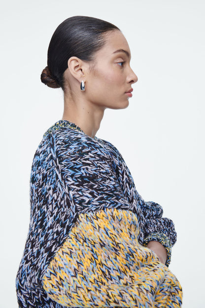 Chunky Multi-Yarn Wool Jumper