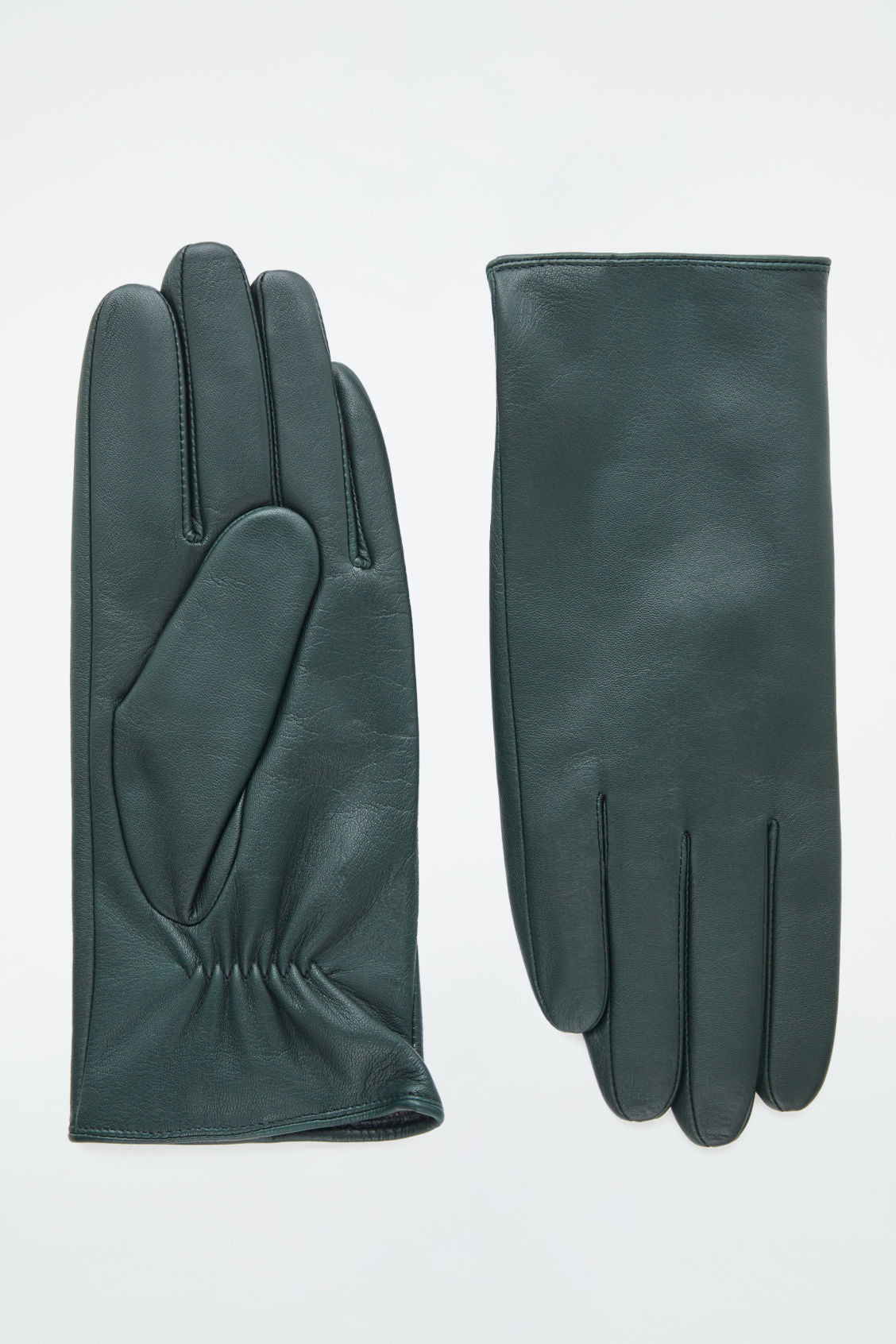 Cashmere-lined Leather Gloves