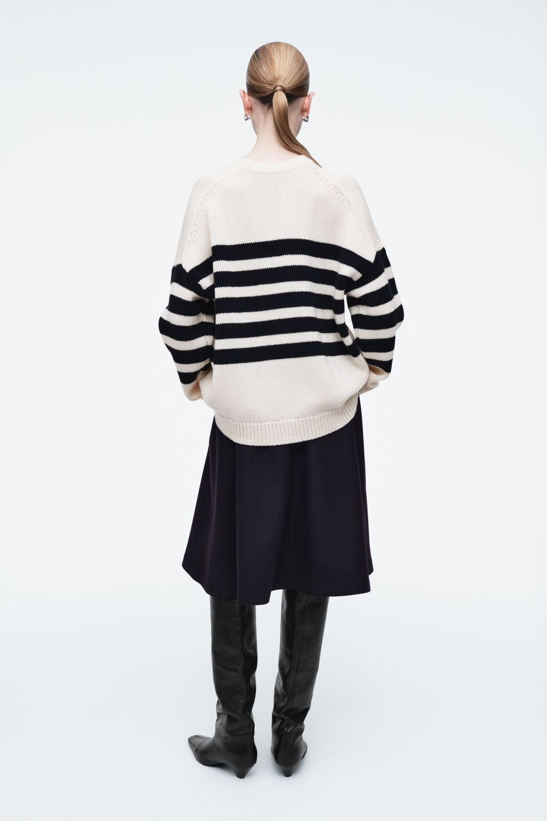 Striped merino wool jumper