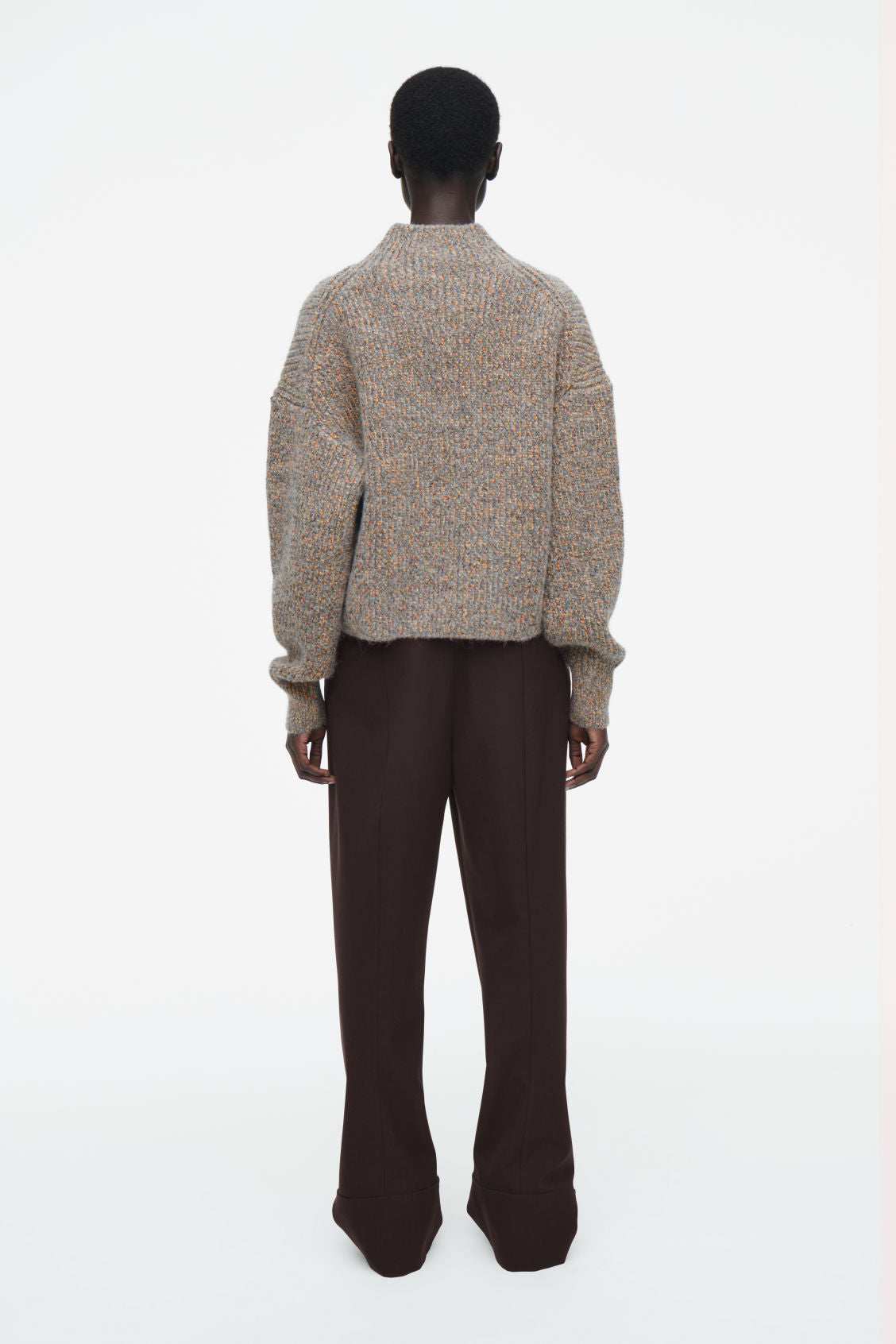 Flecked Turtleneck Jumper