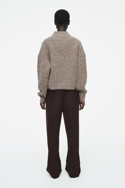 Flecked Turtleneck Jumper