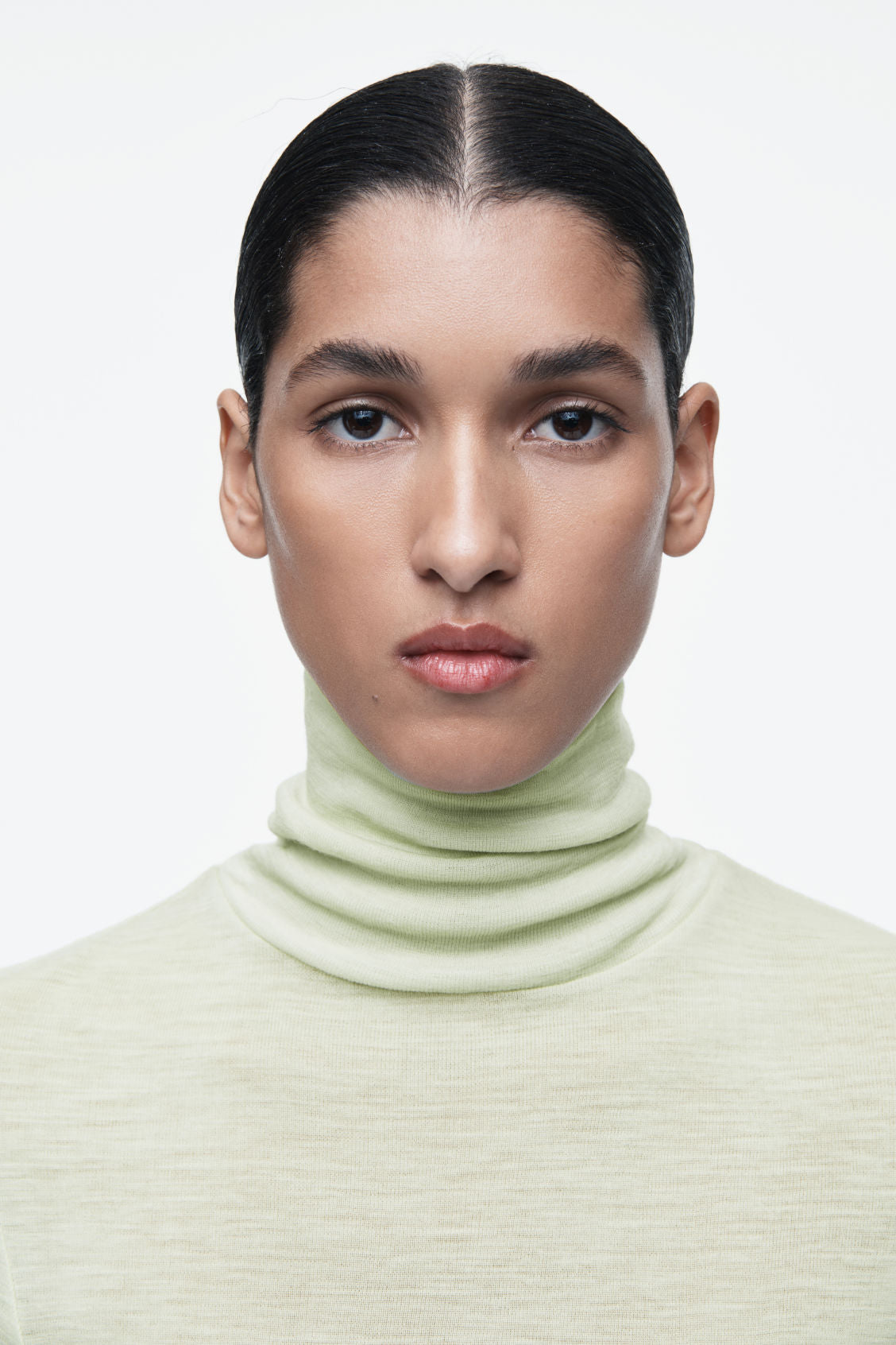 Merino wool turtleneck top