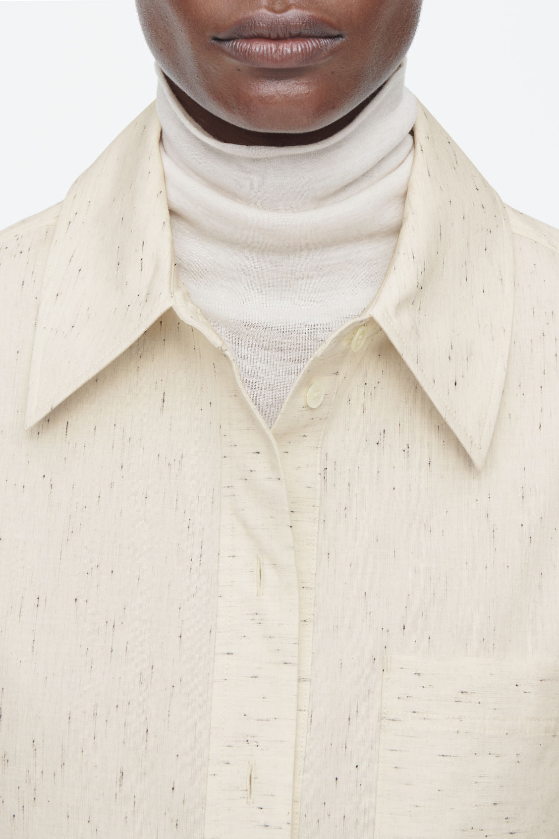 Flecked Cotton shirt