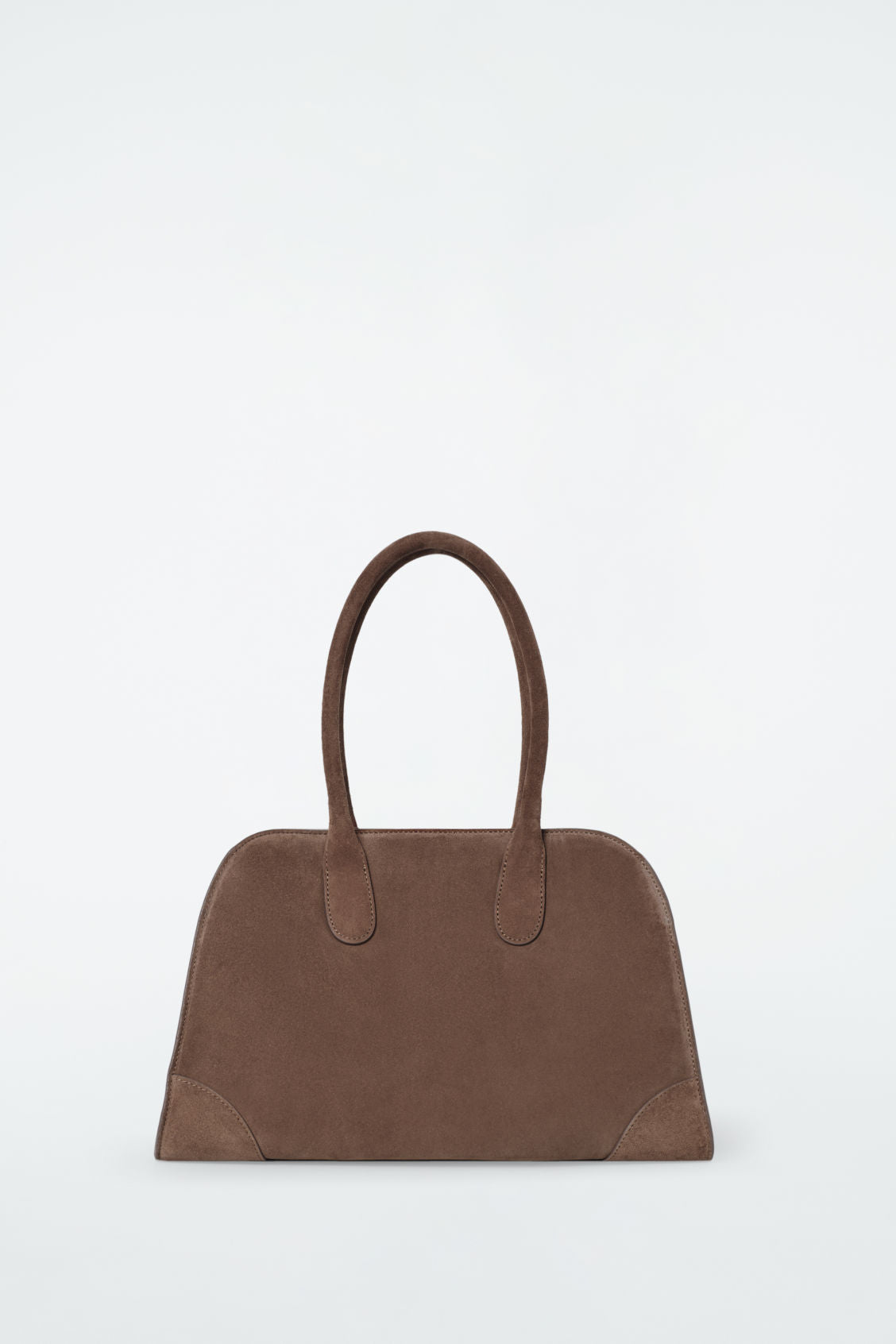 Small Studio suede bowling bag