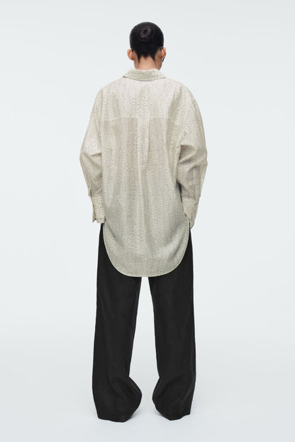 Printed fluid shirt