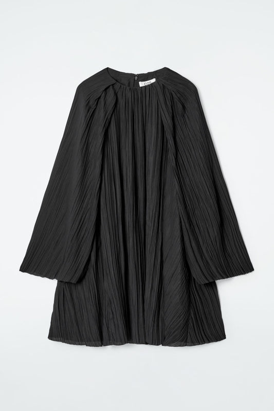 Plissé Mini Dress