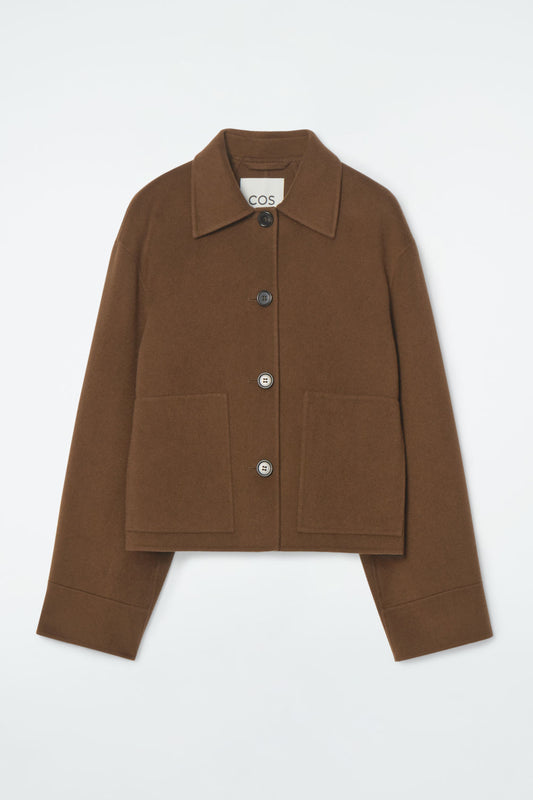 Boxy Double-Faced Wool Jacket