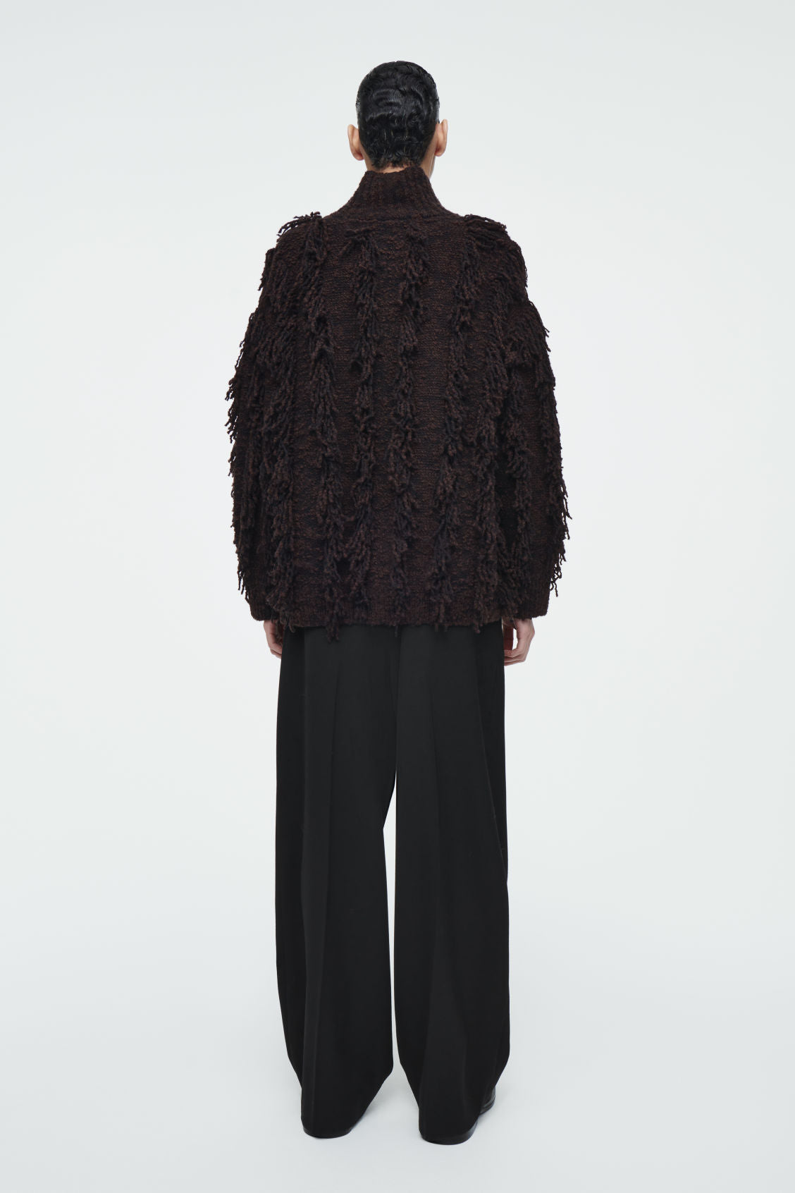 Fringed Wool Jumper