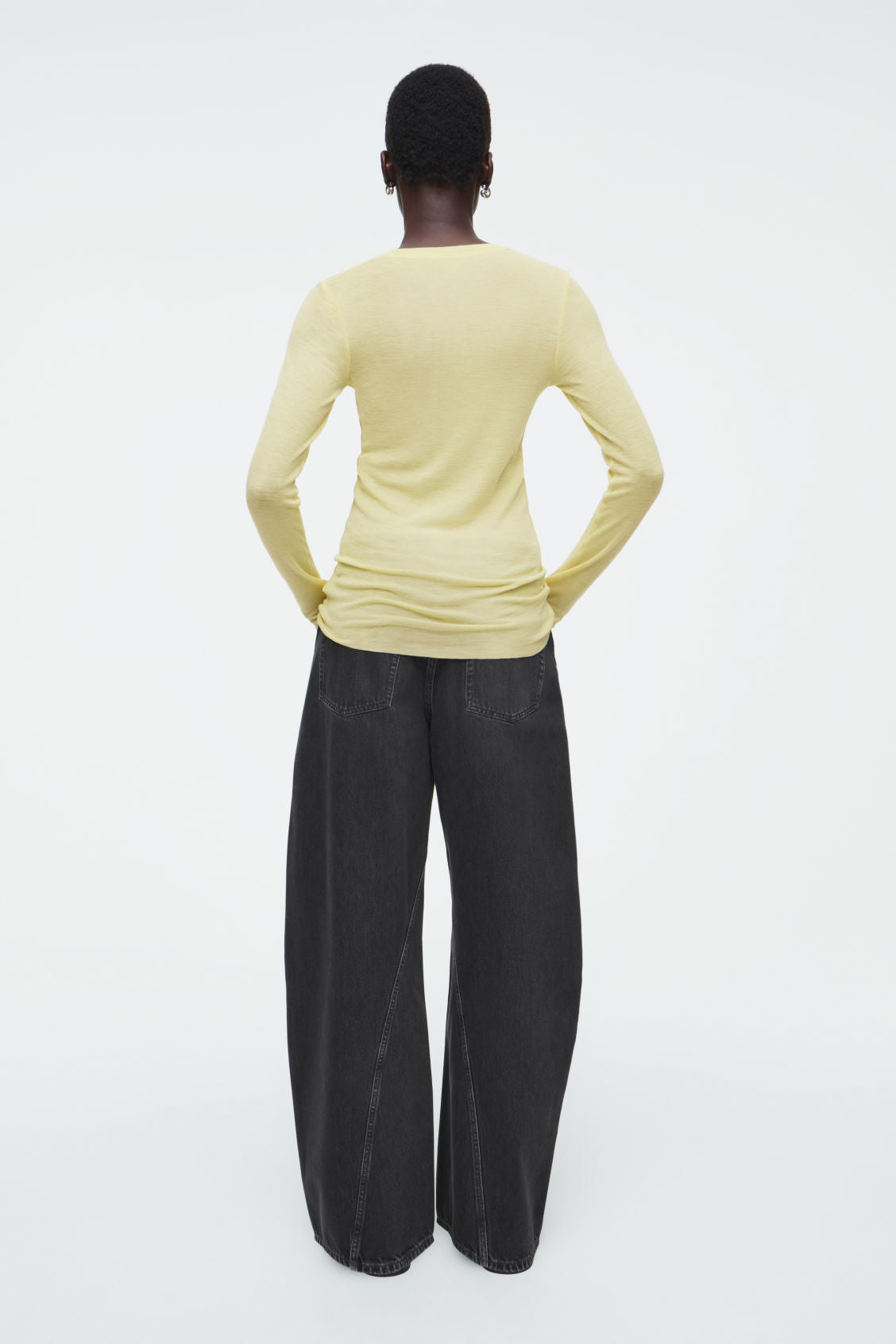 Crew-neck Merino Wool Top