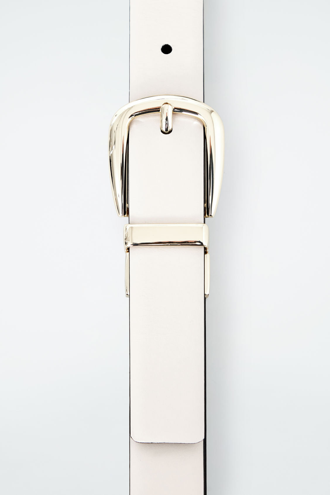 Reversible leather belt