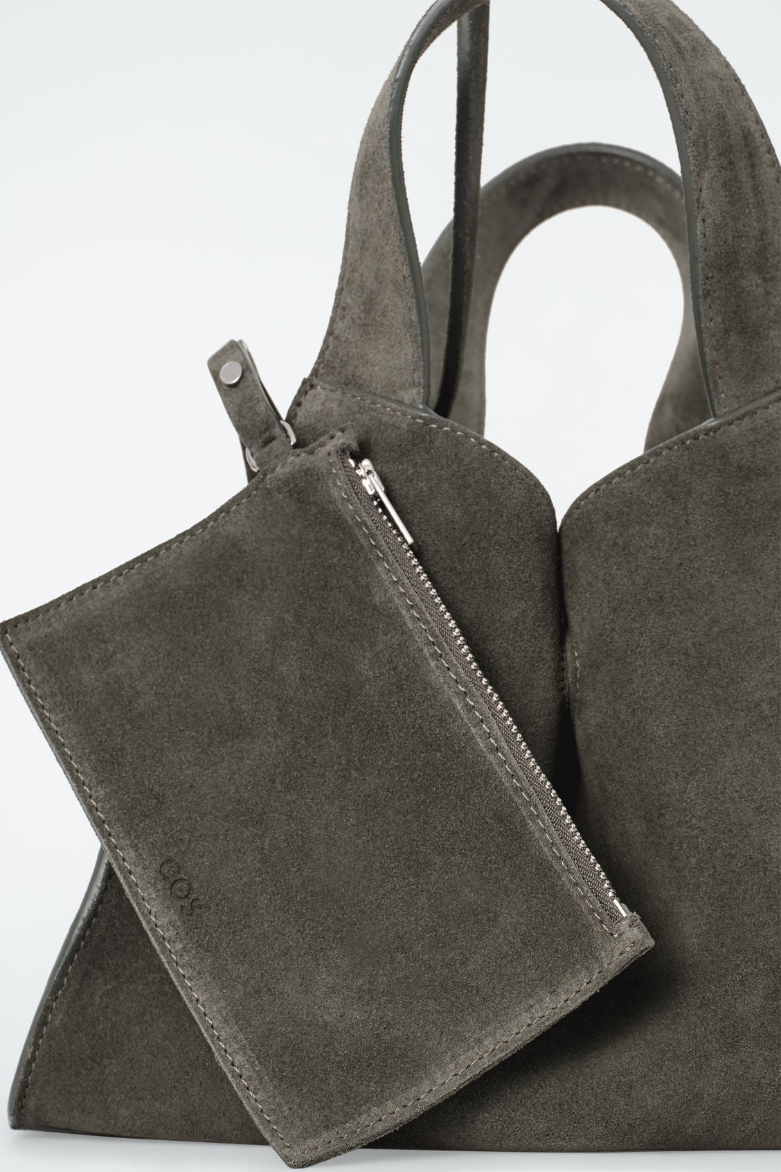 Suede Alcove mini tote