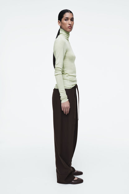 Merino wool turtleneck top