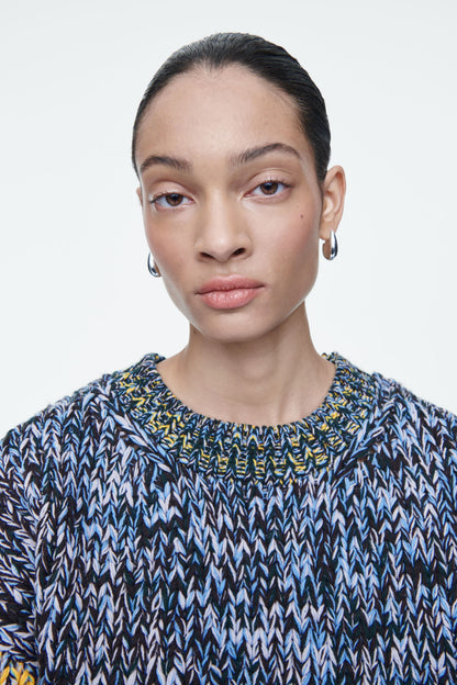 Chunky Multi-Yarn Wool Jumper