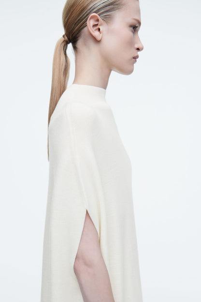 Cocooning wool dress