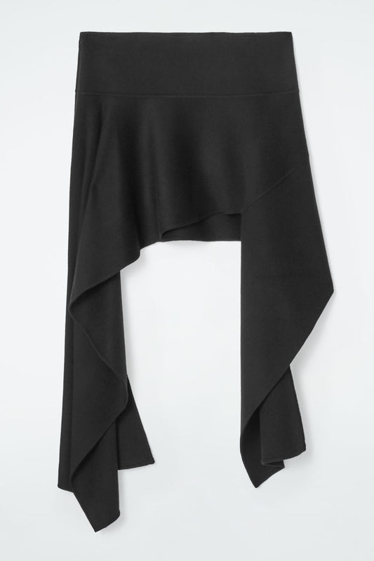 The double-faced asymmetric skirt