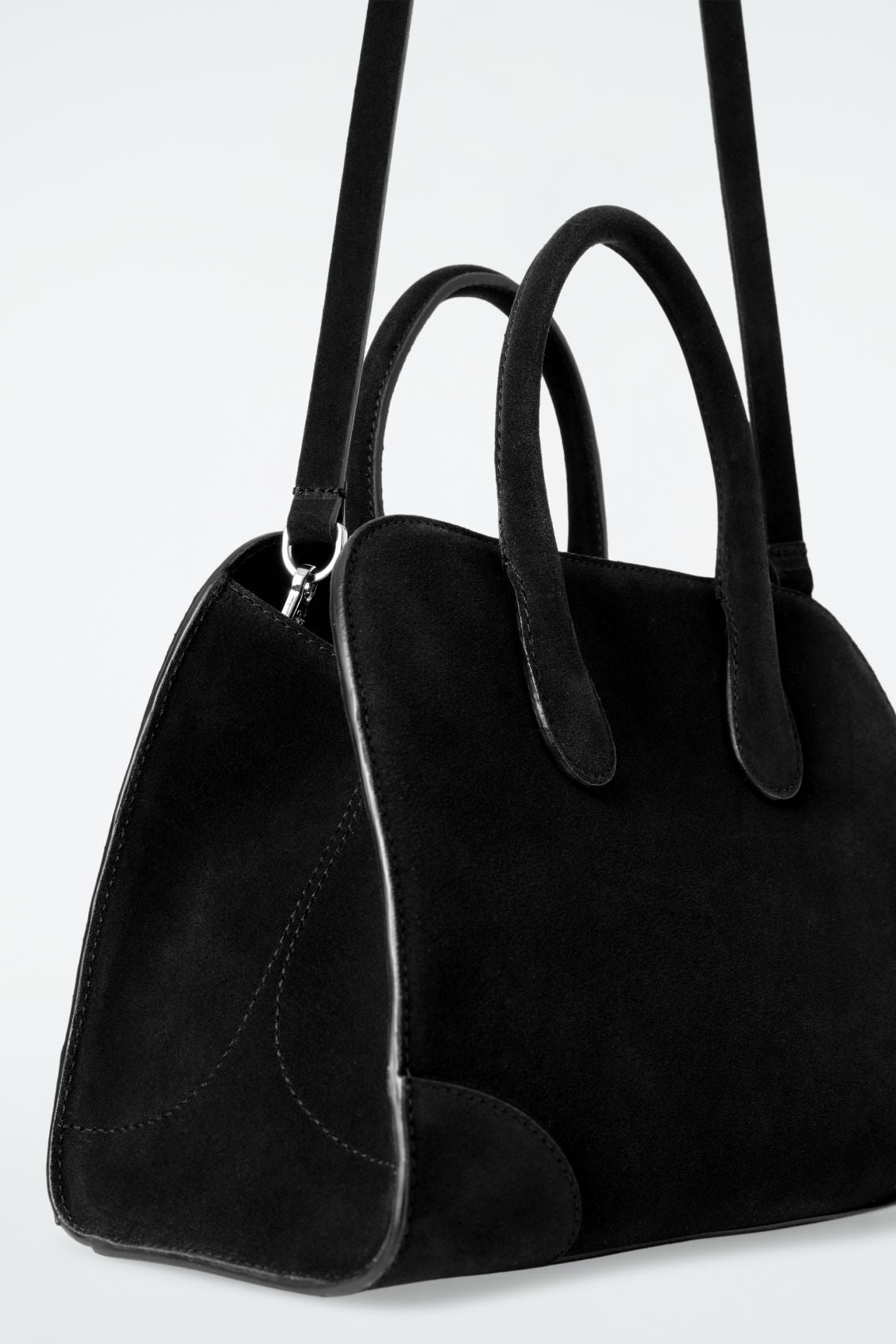 Mini Studio leather bowling bag