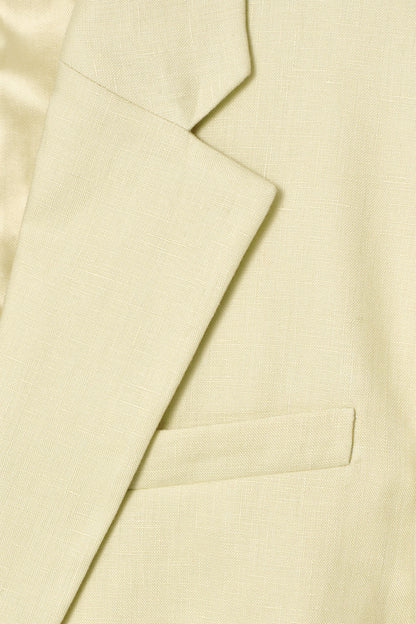 Longline linen blazer