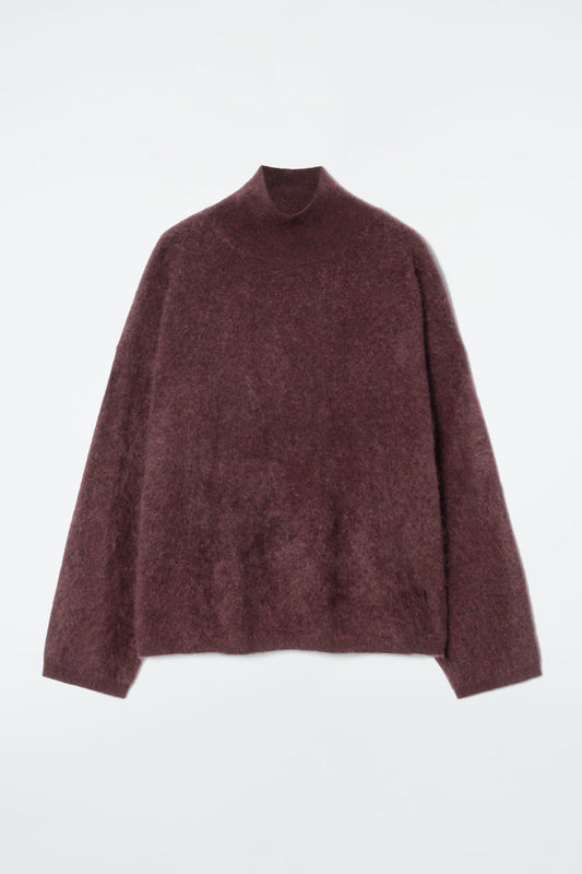 Brushed-Cashmere Turtleneck Jumper