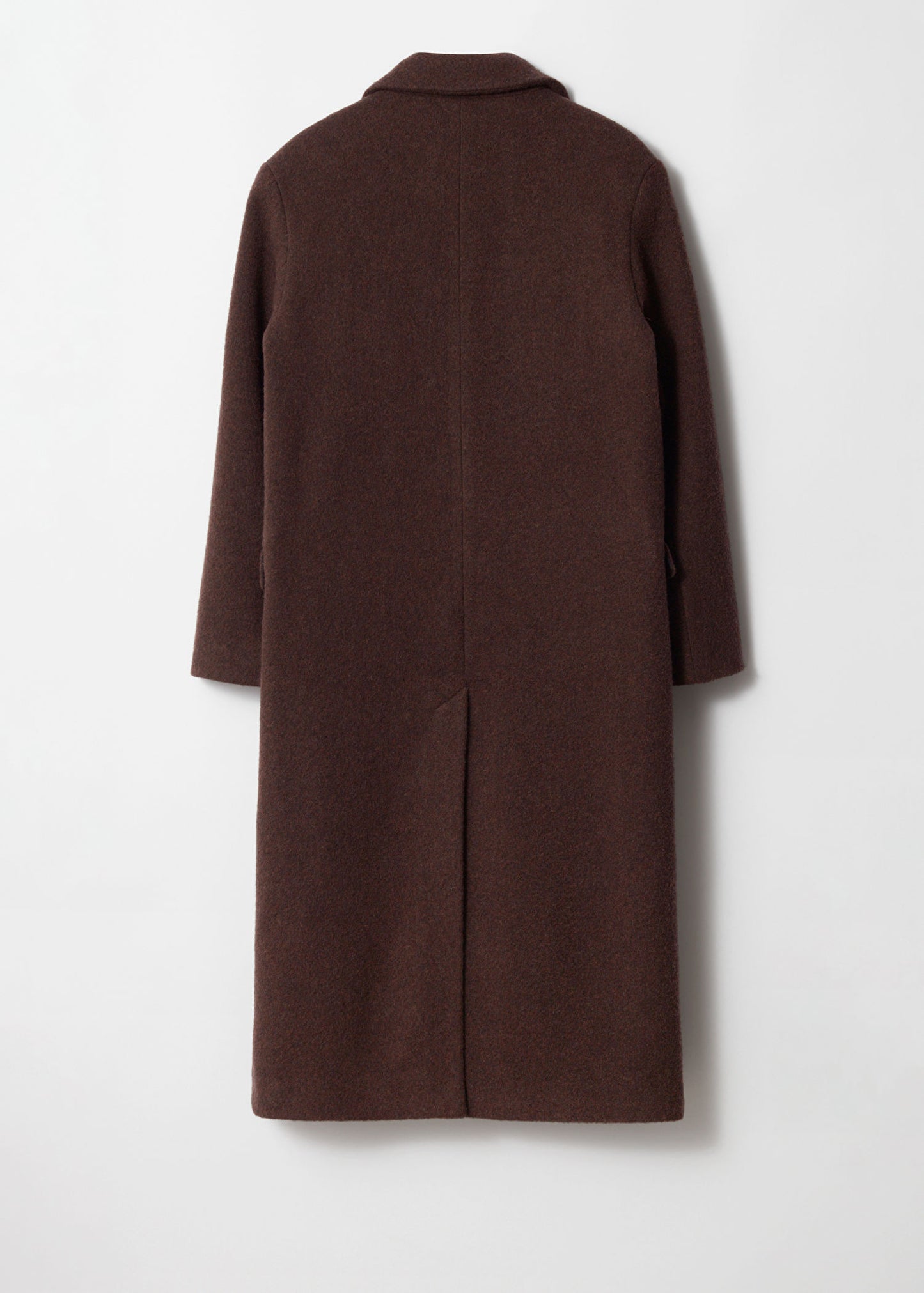 Single-Buttoned Wool-Blend Coat